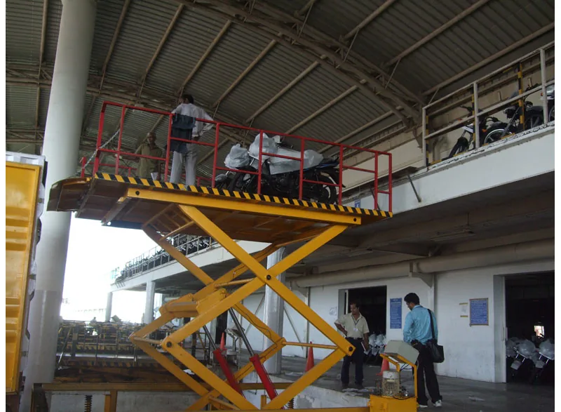 Two Wheeler Loading & Unloading Platform